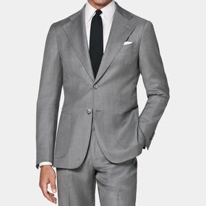 Suitsupply Havana | Grey wool suit | slim fit | two piece | business style
